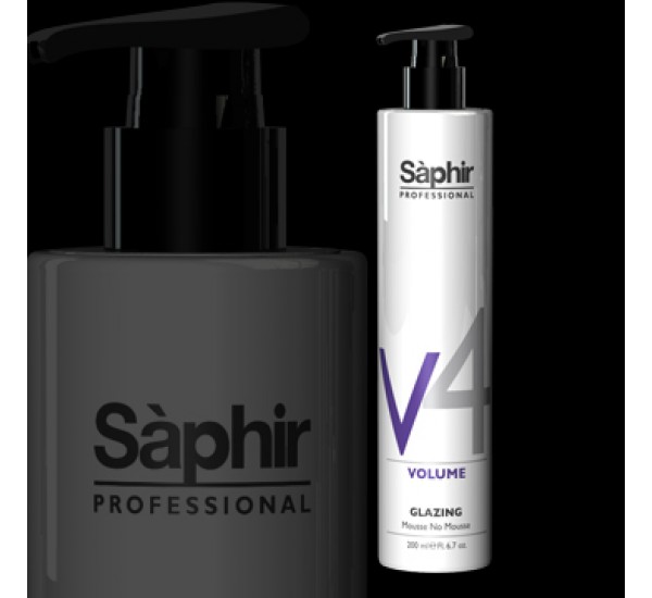 Saphir Volume 4 Glazing  Професионален глазинг фикс за моделиране на коса 200ml